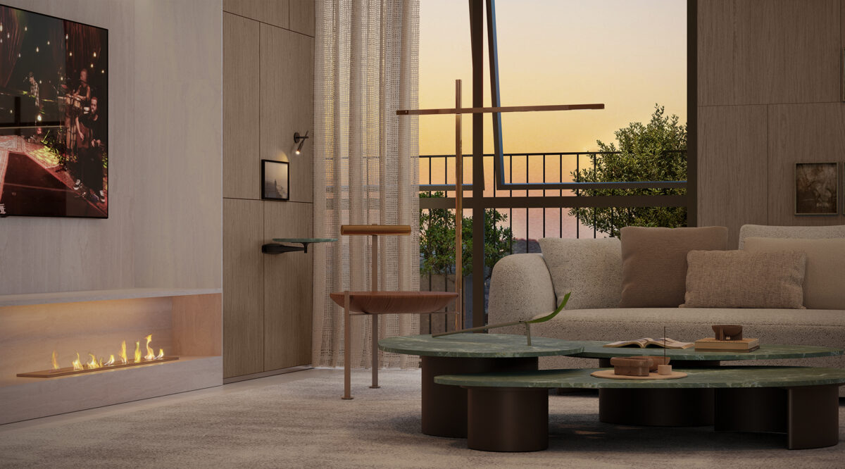 Arquitetura, Design e Paisagismo dialogam em perfeita sintonia.