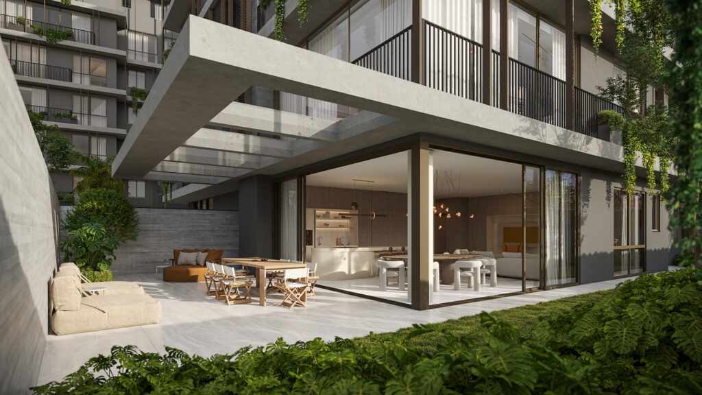 Parte externa garden de 334m²

